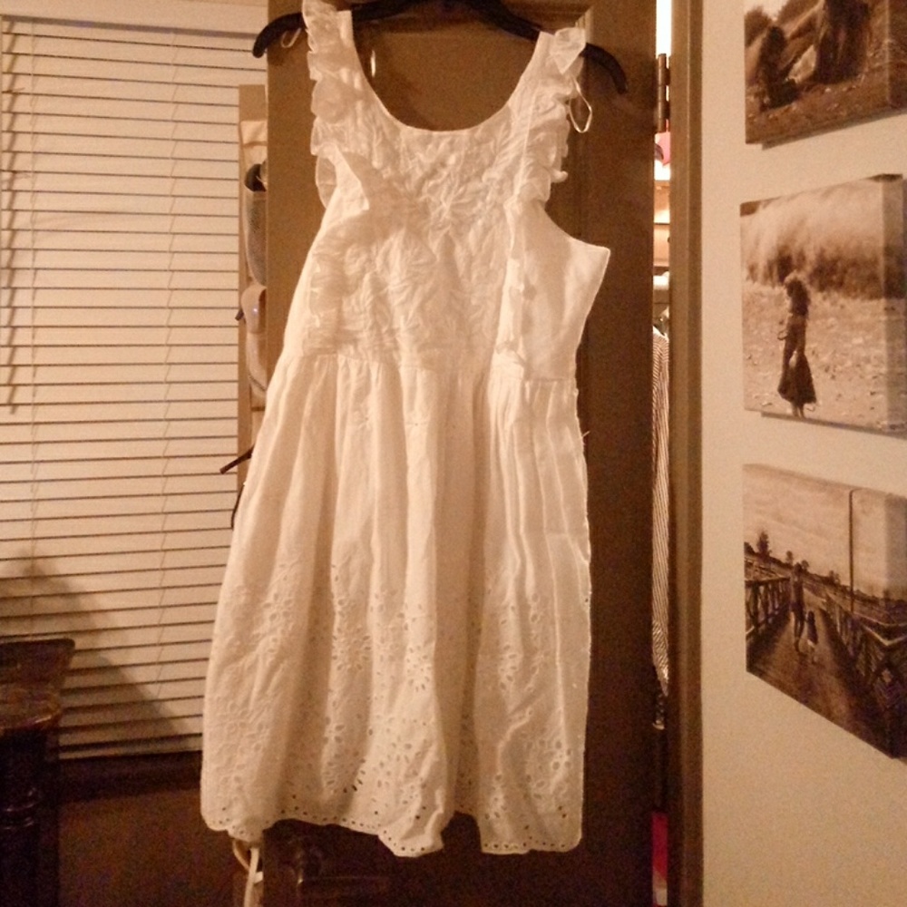 Zara white dress